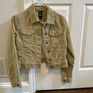 Gap khaki corduroy jacket- Size medium